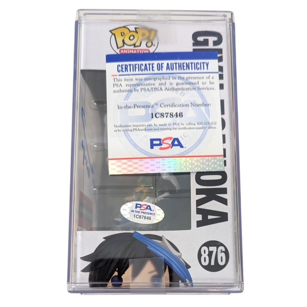 Funko Pop Giyu Tomioka SIGNED Demon Slayer 876 Anime - Picture 4 of 9